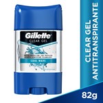Gillette Antitranspirante en Gel Cool Wave Clear 82 gr #1