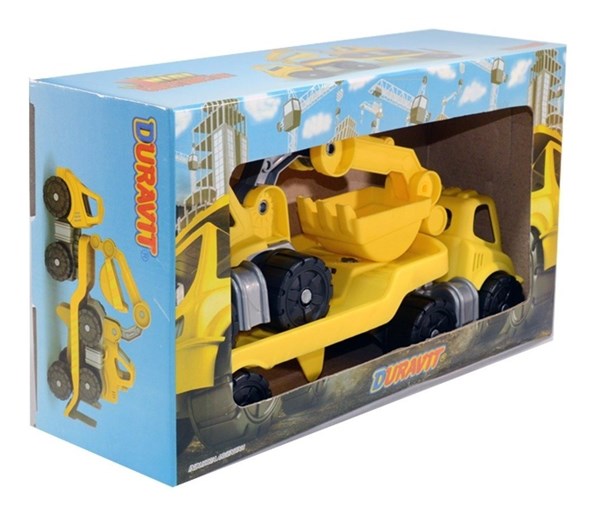 Trailer + Retroexcavadora Juguete Duravit  #1