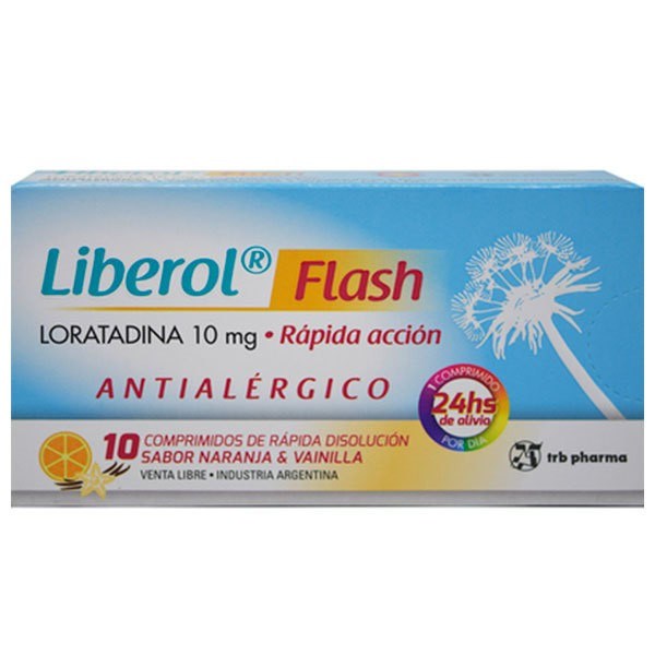 Liberol Flash Loratadina 10 Mg X 10 Comprimidos #1