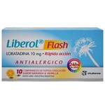 Liberol Flash Loratadina 10 Mg X 10 Comprimidos #1