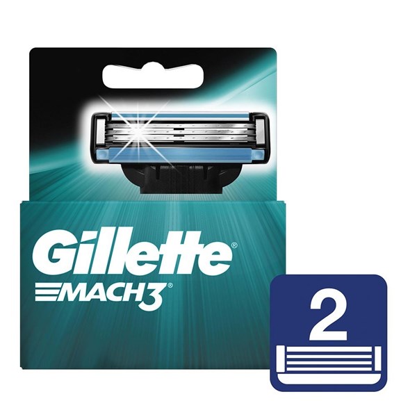 Cartuchos Para Afeitar Gillette Mach3 2 Unidades #1