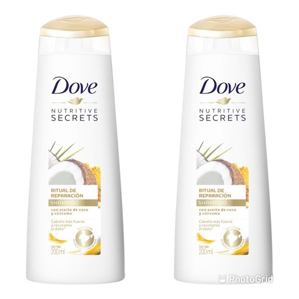 DOVE Shampoo RITUAL DE REPARACIÓN x 200 ml , dove Cuidado Capilar
