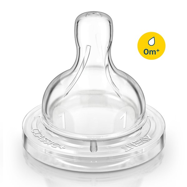 Tetinas Anticólicos Avent Flujo Muy Lento Recién Nacido X 2 Unidades