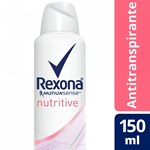 Desodorante Antitranspirante Rexona Nutritive Mujer en Aerosol x 150 ml #1