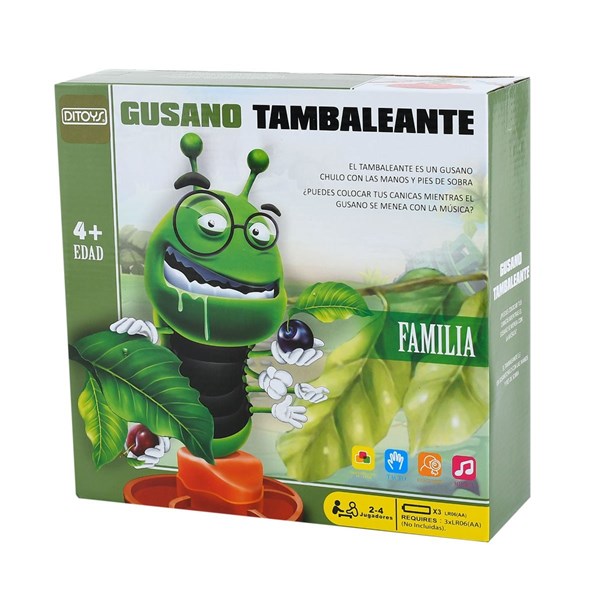 Juego de Mesa Gusano Tambaleante Ditoys #1