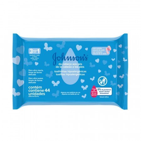 Toallitas Humedas Johnsons Baby x 44 unid #1