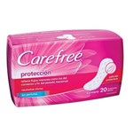Protectores Diarios Carefree Sin Prefumer x 20 unid #1