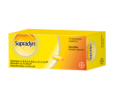 Suplemento Nutricional Supradyn Laqueado x 30 comp #1
