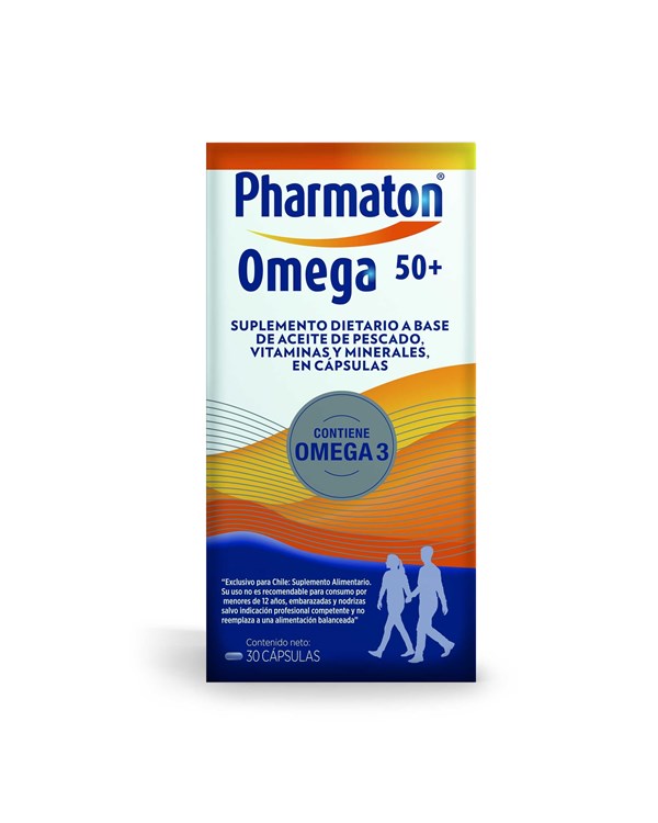 Multivitaminico Pharmaton Omega 50 plus (30 Cápsulas) #1