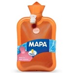 Bolsa De Agua Caliente Mapa X 2 Lts Naranja #1