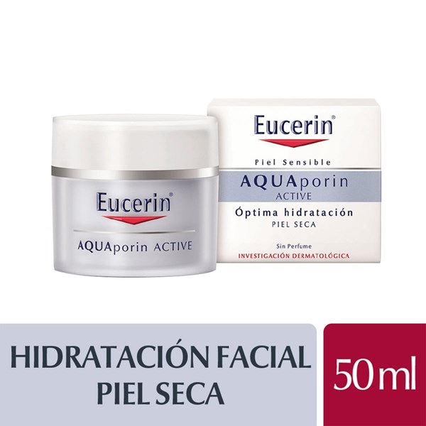 Eucerin Crema Facial Humectante Y Refrescante Aquaporin Active Piel Seca x 50 ml