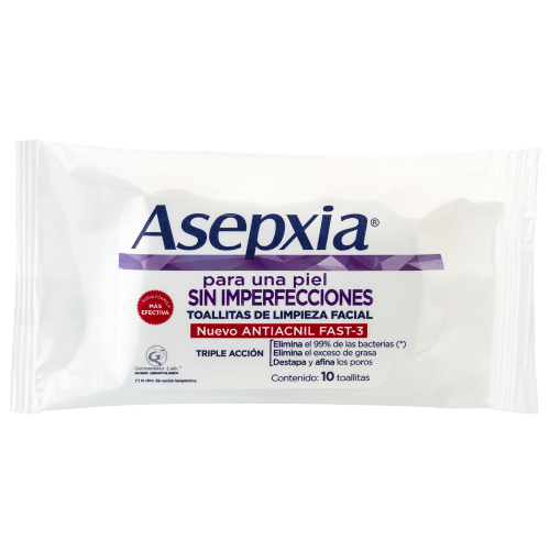 Asepxia Toallitas de Limpieza Profunda x10