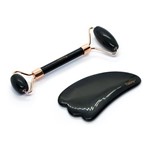 Coony Set Obsidian Black Roller & Gua Sha #2