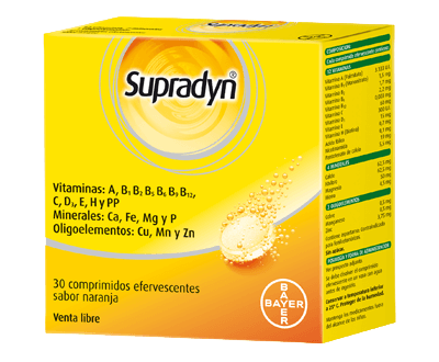 Suplemento Nutricional Supradyn Tabletas Efervescentes x 30 comp #1