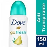 Desodorante Antitranspirante Dove Go Fresh Pera Y Aloe Vera en Aerosol x 150 ml #1