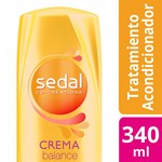 Sedal Acondicionador Crema Balance 340 Ml #1