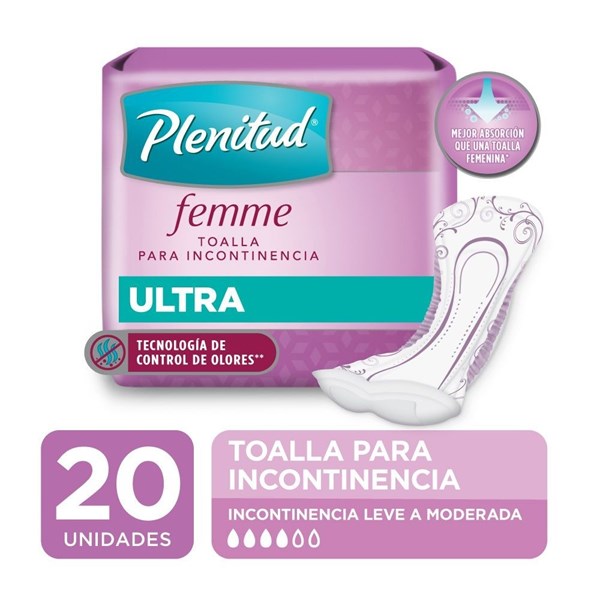Toalla Ultra Plenitud Femme (20 Unidades) #1