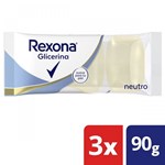 Jabón en Barra Rexona de Glicerina Neutro x 3u 90 g #1