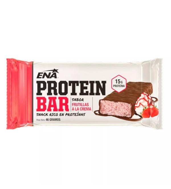 Ena Suplemento Dietario Protein Bar 32% Proteína Sabor Frutilla a La Crema x 46 gr