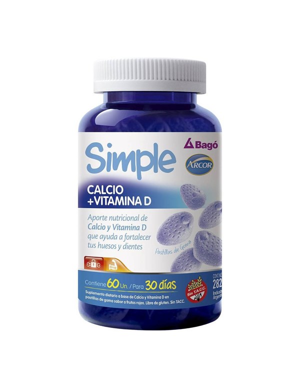 Simple Calcio + Vitamina 60 #1