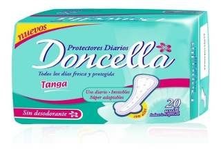 Doncella Protectores Diarios Para Tanga Pocket Con Alas Sin Perfume (20 U) #1