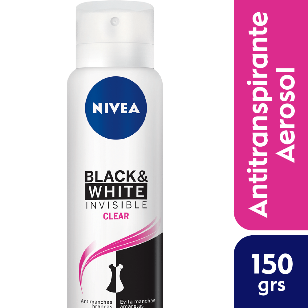 Nivea Desodorante En Aerosol Invisible B&w Clear X 150 Ml