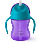 Vaso Avent Straw Cup Violeta 200 Ml #1
