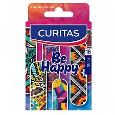 Curitas Apositos Adhesivos Curitas Be Happy x16 unidades