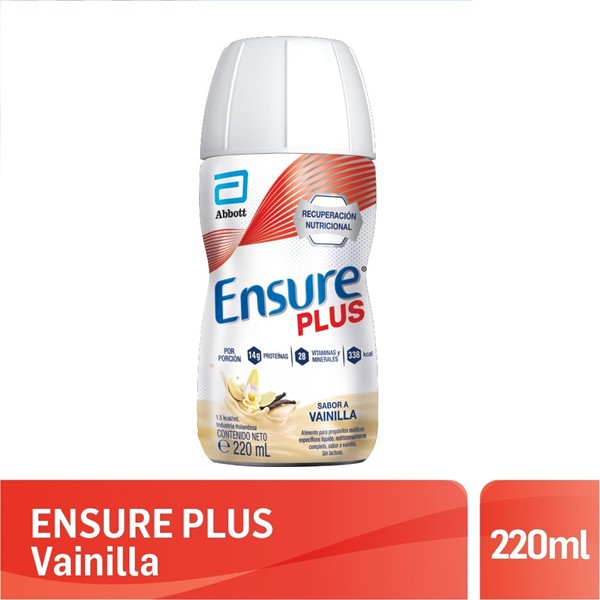 Ensure Suplemento Nutricional Plus Sabor Vainilla 220 ml