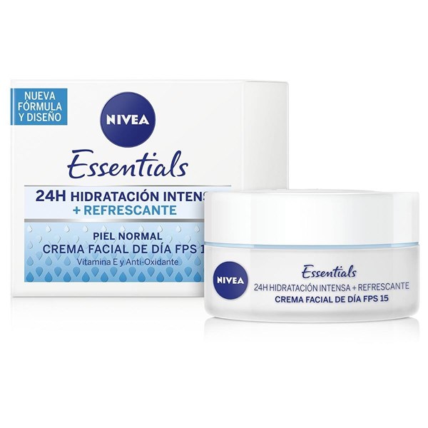 Nivea Crema Facial Hidratante de Día  essentials Para Piel Normal Fps 15 50 ml #1