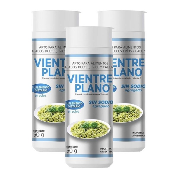 Suplemento Vientre Plano Sin Sodio Polvo 50gr #1