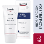 Eucerin Crema Emoliente Facial Urearepair Plus 5% Para Piel Seca 50 ml #1