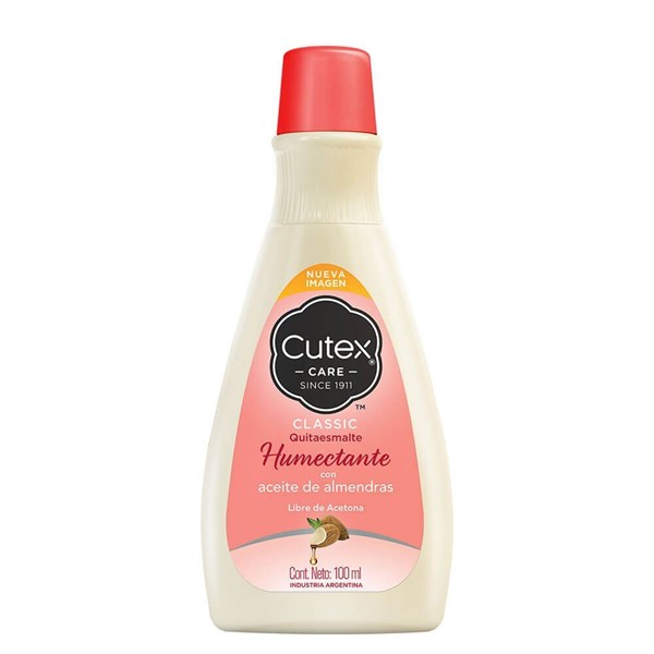 Cutex Quitaesmalte Humectante Con Aceite de Almendras 100 ml