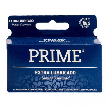Prime Preservativos Extra Lubricado x 12 