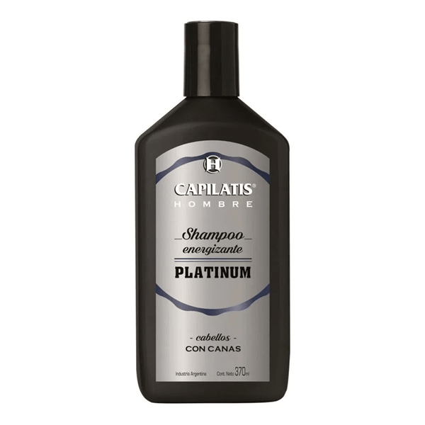 Capilatis Shampoo Energizante Platinum Línea Hombre 370 ml #1