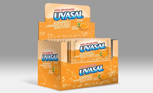 Uvasal Sabor Naranja, 15 Sobres 5 Gr. #1