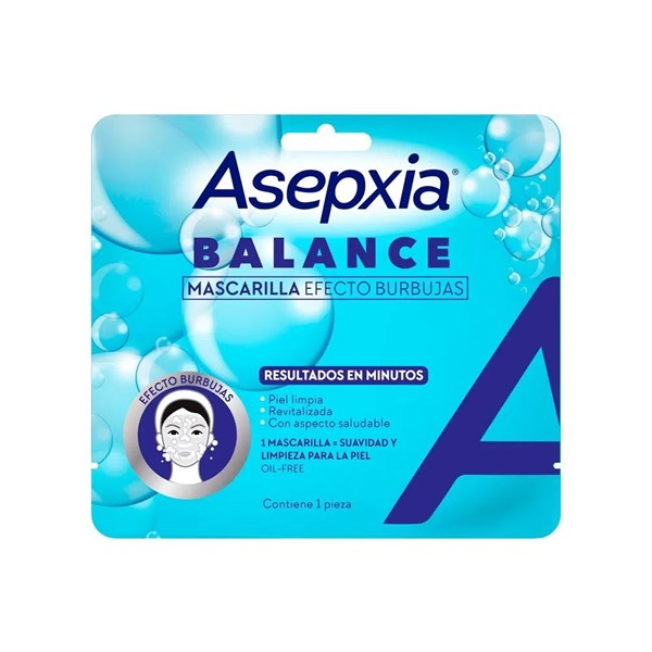 Asepxia Mascarilla Balance x1 Unidad #1