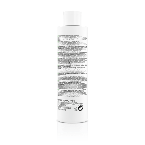 Vichy Dercos Shampoo Para El Cabello Seco Anticaspa 200 ml alt