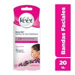 Bandas Depilatorias Veet Facial Piel Normal x 20 un #1