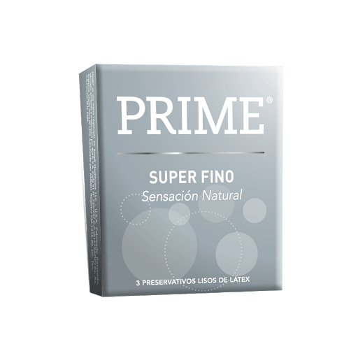 Prime Preservativos Super Fino (3 Unidades)