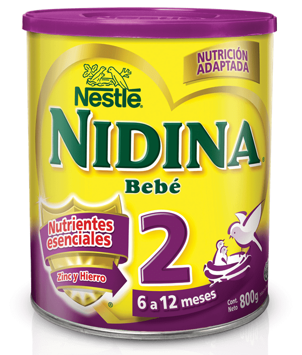 Leche De Fórmula En Polvo Nestle Nidina 2 X 800 Gr #1
