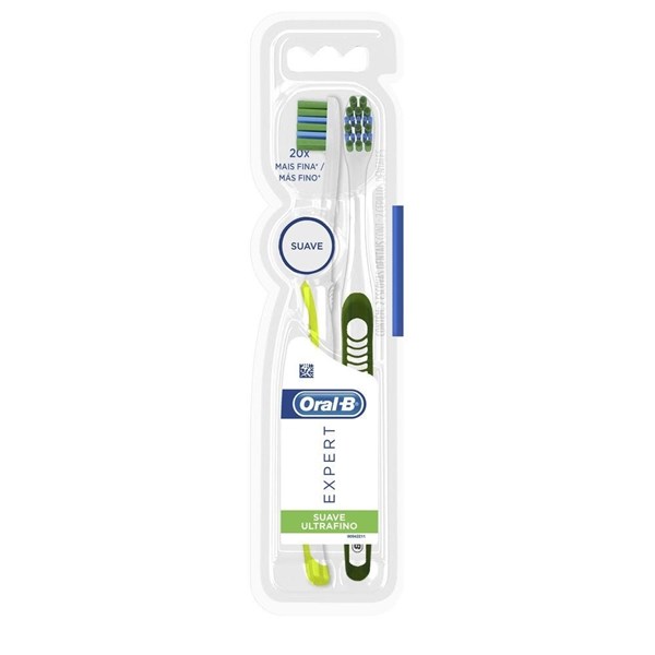 Cepillo de Dental Oral B Expert Suave Ultrafino (2 Unidades) #1
