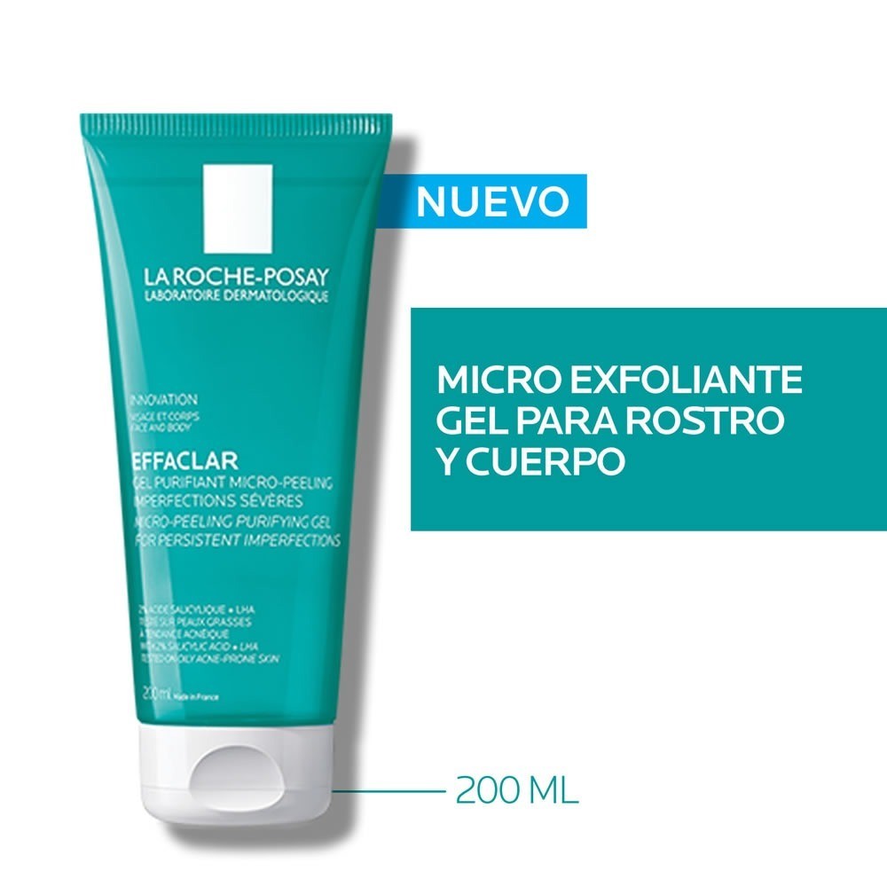 La Roche Posay Effaclar Gel Microexfoliante X 200 Ml, La RochePosay La Roche Posay Effaclar Gel Microexfoliante X 200 Ml, La RochePosay
