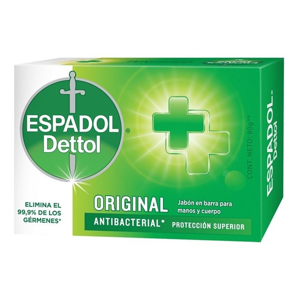 Espadol Dettol Jabón de tocador Original 80gr