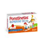 Ponstinetas Ibuprofeno 100 Mg X 16 Comprimidos Masticables #1