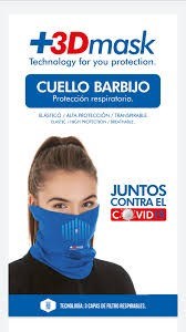 Cuello Barbijo 3 D Mask