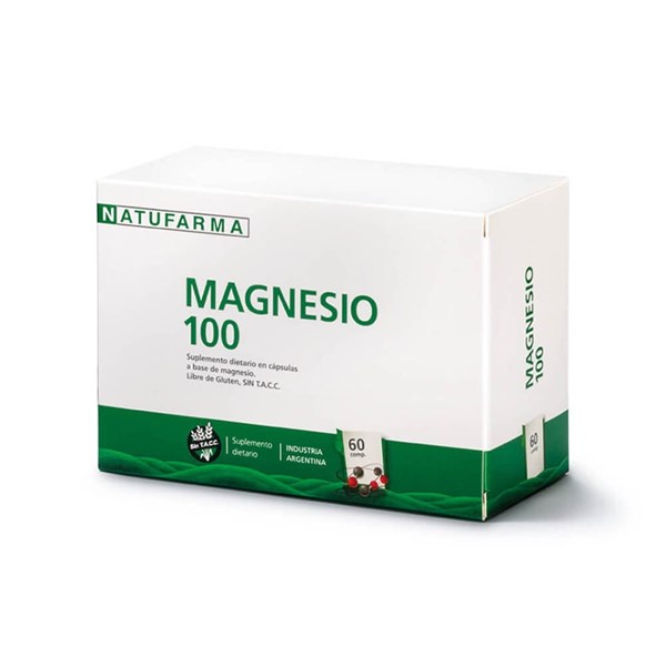 MAGNESIO 100 NATUFARMA X 60 CÁPSULAS