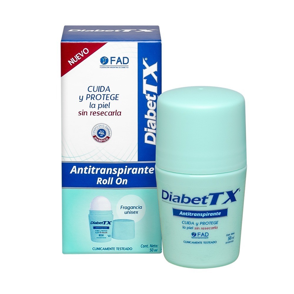 Diabet Tx Rollon X 50 Ml, DiabetTX Cremas Corporales Farmacias del Sud