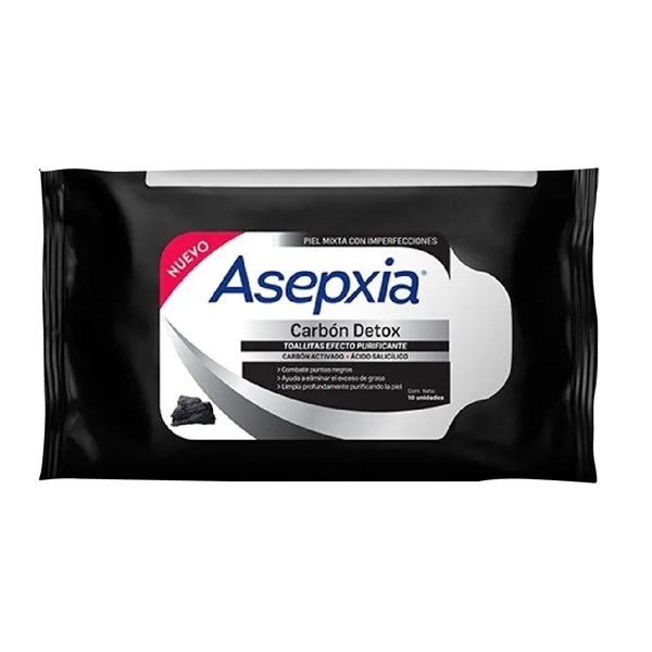 Asepxia Toallitas Purificantes Carbon Detox X25unid. #1