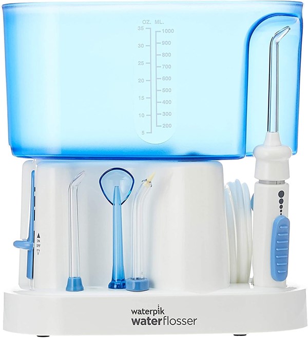 Irrigador Bucal Waterpik Wp-70 Familiar Water Flosser Ducha Color Blanco/Azul #1